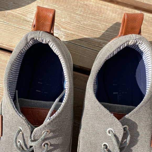 Ashford Hayes men’s grey canvas sneaker/shoe loafer size 14. - Picture 12 of 14